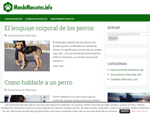 Tablet Screenshot of mundomascotas.info